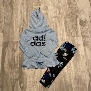 2T girls adidas 2-piece set